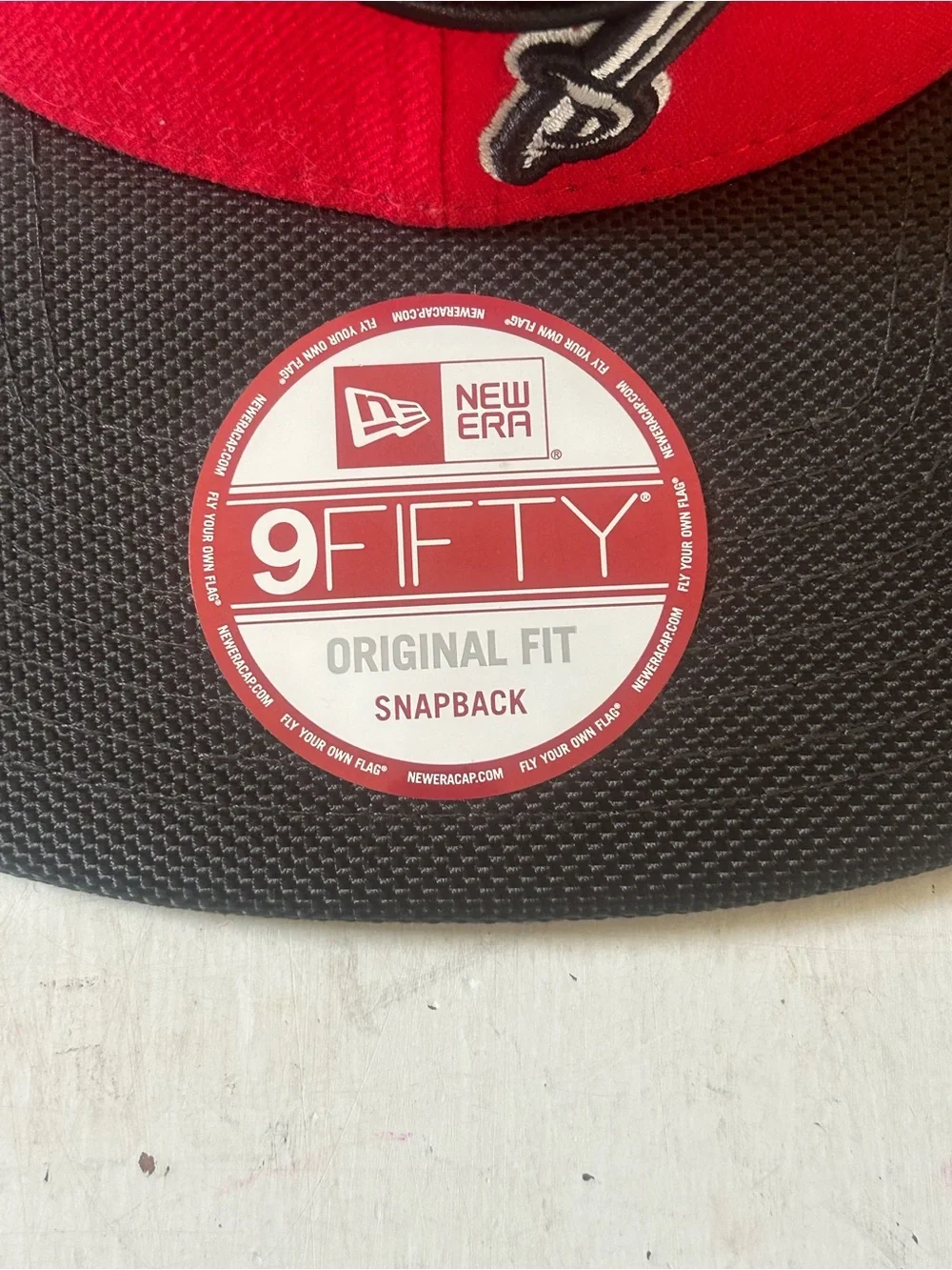 New Era Tampa Bay Buccaneers Red and Black 9FIFTY Snapback Hat